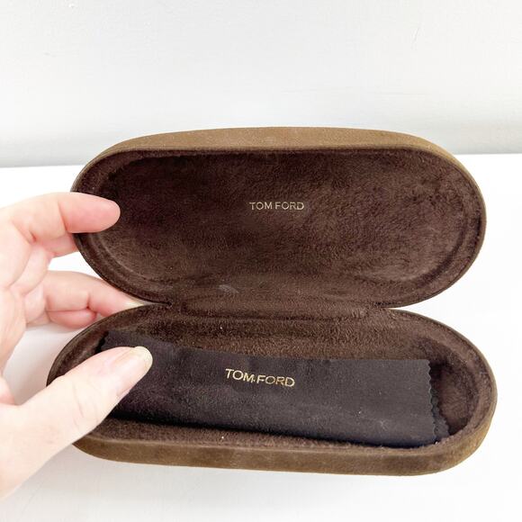 Tom Ford Gold and Blue Gradient Sunglasses - Picture 9 of 10